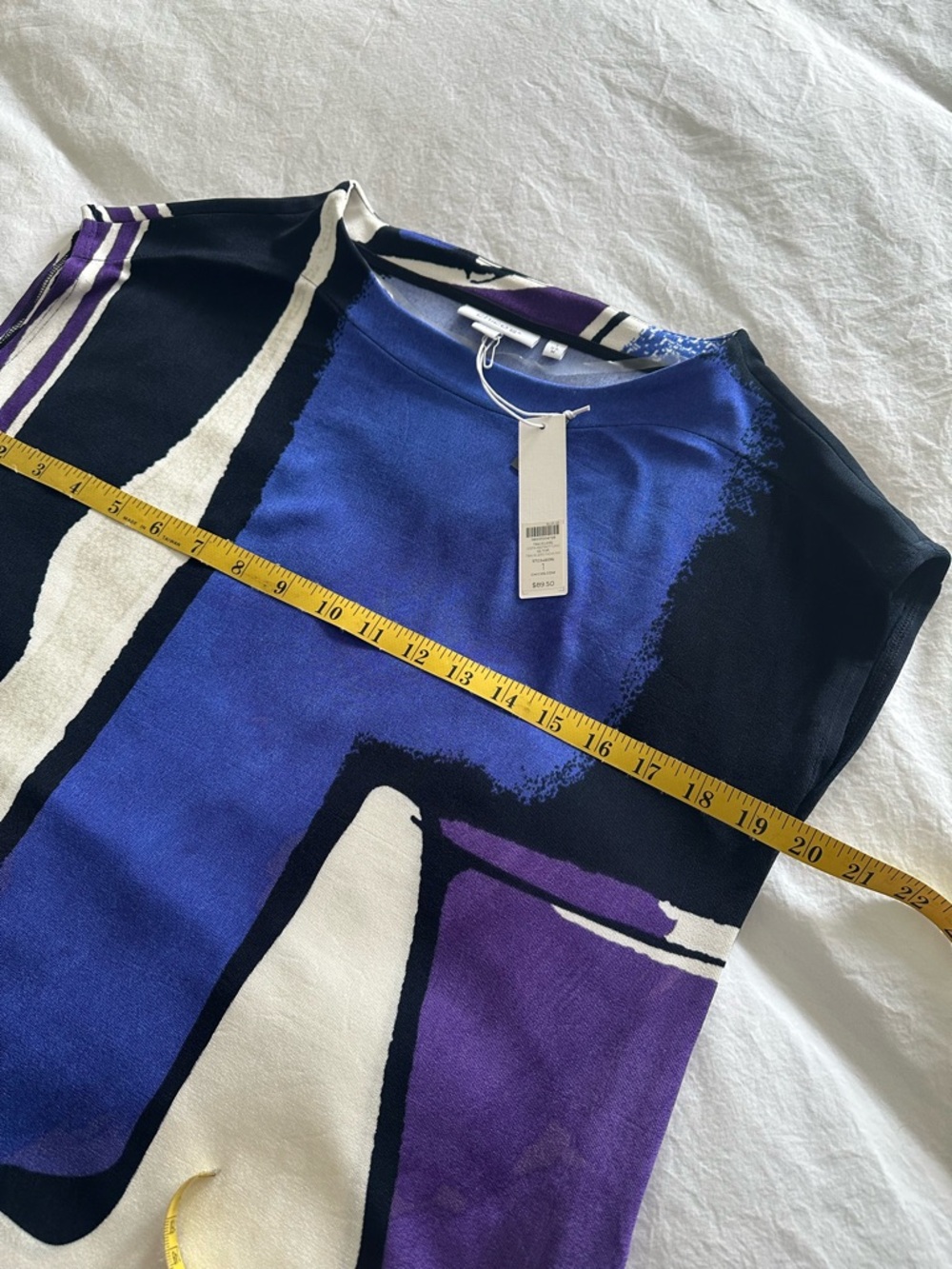 Chico's NWT color block sleeveless tunic top, size medium (1) - Picture 7 of 10